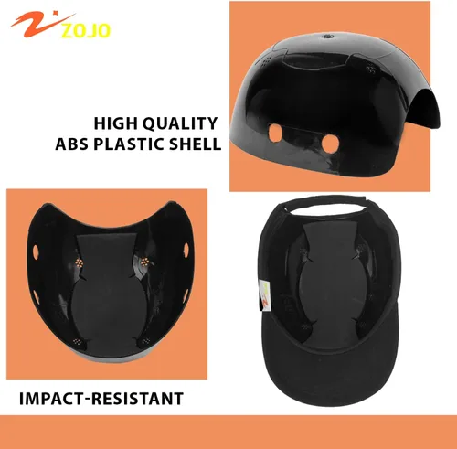 Miniatura 4 de Zojo Gorra de béisbol con 5 unidades, reflectante, transpirable, ligera, gorra de seguridad para hombres y mujeres 5PCS-sarga naranja neón