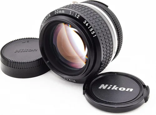 Nikon AI-S FX NIKKOR 1.969 in f1.2 Lente de enfoque manual con zoom fijo para cámaras DSLR Nikon