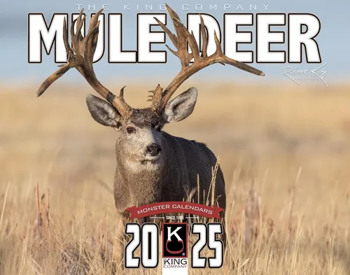 Miniatura 9 de The KING Company - Calendario de pared 2024 con diseño de ciervo y mula, tamaño XL, 14 x 22 pulgadas, el mejor calendario de ciervos mulas Big Buck