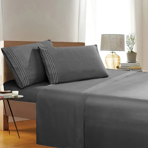 Miniatura 23 de Elegant Comfort 1500 Premier Resistente a Arrugas y Decoloración de Calidad Hotel Juego de Sábanas de 4 Piezas Ultra Suave Lujoso Incluye Sábana