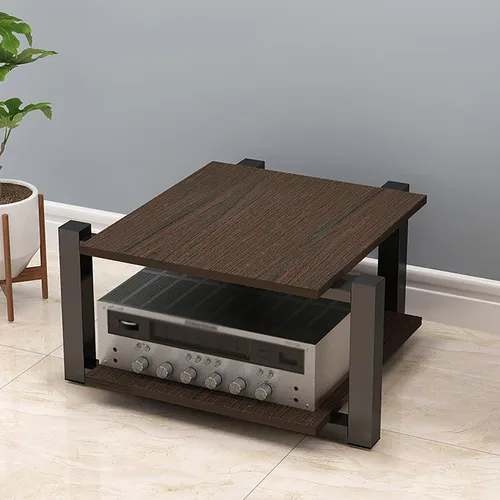 Miniatura 17 de Soporte para medios AV, estantería audiovisual, gabinete estéreo, torre de estante de audio, gabinete de consola de reproductor de discos, estantes