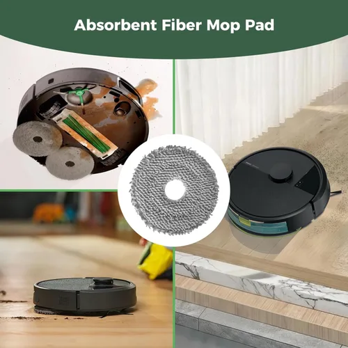 Miniatura 6 de Kit de 24 accesorios para iRobot Roomba Plus 405 Combo/505 Combo/507 Combo Robot Aspirador: 1 cepillo principal, 6 bolsas de polvo, 6 almohadillas