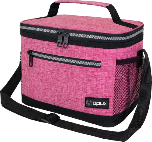 Miniatura 12 de OPUX - Fiambrera de alta calidad, aislada para hombres y mujeres adultas, resistente al almuerzo escolar para niños, niñas, niños Bolsa de Azul