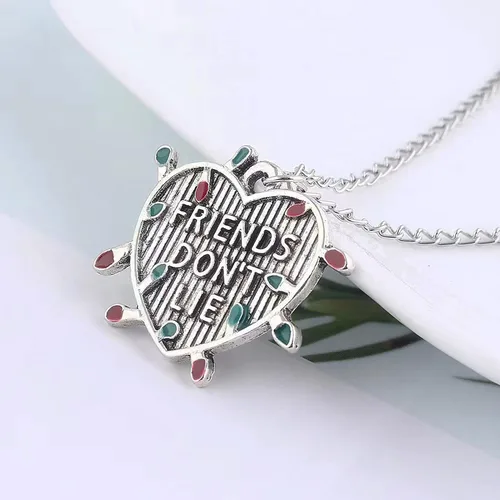 Miniatura 3 de KEGUMINGX Strange Necklace Things Necklace Charms Necklace Jewelry Halloween Cosplay Merchandise for Teen Girls Boys Christmas Birthday Gift