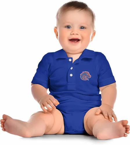 Little King NCAA - Mameluco tipo polo de manga corta, tallas para recién nacidos y bebés