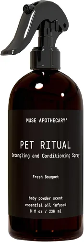 Muse Apothecary Pet Ritual - Aerosol desenredante para perros y gatos, espray desenredante para mascotas, acondicionador desenredante en aerosol