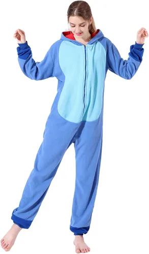 Miniatura 4 de OGU' DEAL Pijama unisex para adultos, ropa de dormir con diseño de animales para disfraz de fiesta de Halloween, traje diario de dibujos animados