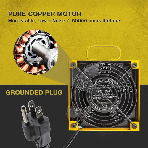 Miniatura 4 de KOTTO Absorbedor Eliminador de Humo de Soldadura Extractor de Humos Absorbedor de Prevención de Humo Ventilador de Trabajo DIY para Estación