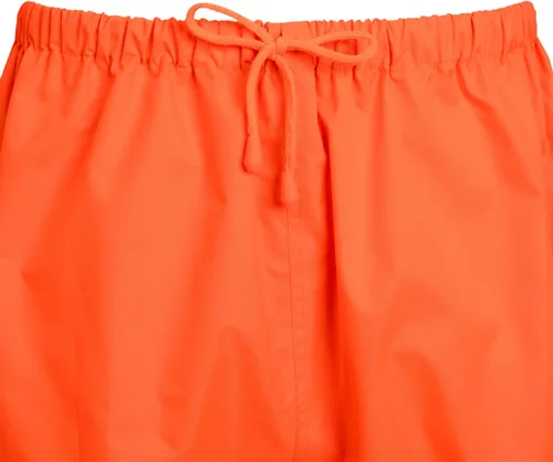 Miniatura 5 de JORESTECH Pantalones de seguridad impermeables de alta visibilidad: rayas reflectantes, cumplimiento ANSI y parte inferior ajustable Naranja Negro