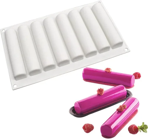 mostsom Moldes de silicona para hornear para pastel de mousse, molde de silicona para chocolate, molde de postre francés para chocolate de