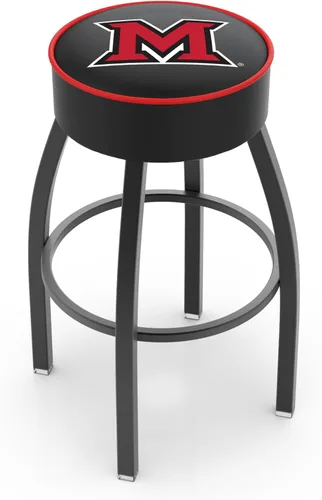 Miniatura 38 de The Holland Bar Stool Company L8B1-4 Georgia Tech - Taburete giratorio con base antiarrugas, color negro