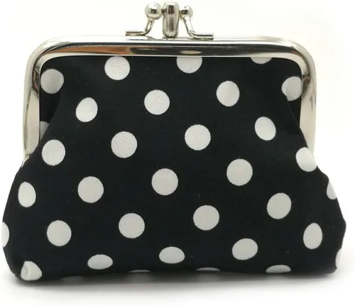 Miniatura 6 de Monedero con adorable diseño floral y hebilla, bolso vintage de cierre suave