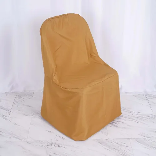 Miniatura 16 de Tableclothsfactory - 20 unidades de fundas de silla de lino y poliéster color rubor, para sillas plegables y de comedor, para eventos de boda