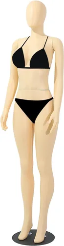 Miniatura 10 de Maniquí masculino de cuerpo completo de 72.8 pulgadas, modelo de cuerpo humano realista, maniquí de exhibición de estilo brasileño con brazos