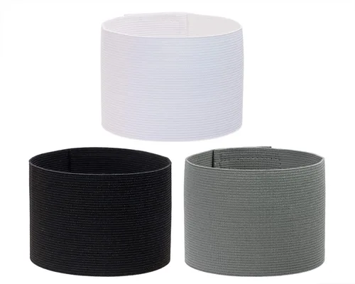 ONLYKXY 3 brazaletes de capitán de 2.75 x 12.79 pulgadas, ajustable, para fútbol, baloncesto, voleibol, escuela, competencia, entrenador, jugadores,