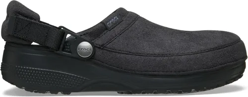 Miniatura 5 de Crocs Zuecos clásicos de lona elaborados unisex para hombres y mujeres Ante negro