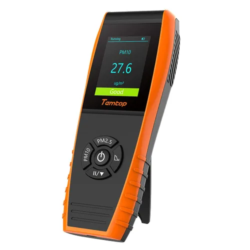 Temtop Monitor PM2.5 P600, medidor esencial de partículas de aire PM2.5 PM10 probador de calidad del aire para detección de contaminación del aire