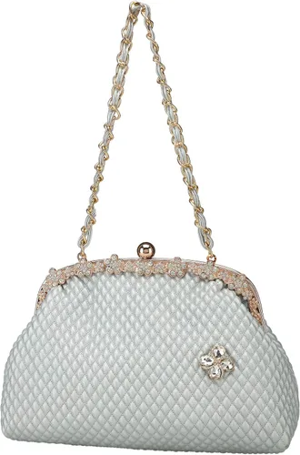 Miniatura 4 de BGMIX Bolsos de noche de las mujeres Bolsos de fiesta Carteras de boda Totes Satchel Monedero de noche Bolso de embrague grande