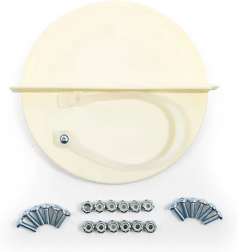 Miniatura 2 de Juego de tapas de repuesto Camco, para cubierta de depósito, de propano, para coche caravana, en color blanco, Estilo nuevo, Blanco