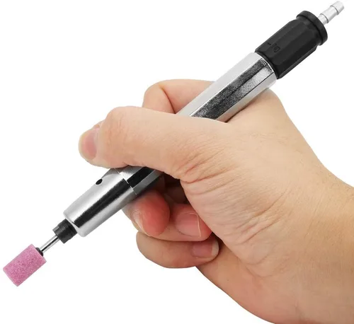 Miniatura 4 de Pluma de pulido permanente del aire, 65000Rpm portátil del molde del lápiz de la máquina de pulir mini herramienta de talla de pulido con el tubo
