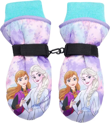 Disney Guantes de esquí de nieve aislados de invierno para niñas, Minnie Mouse o Frozen II Elsa & Anna (niñasniñas)