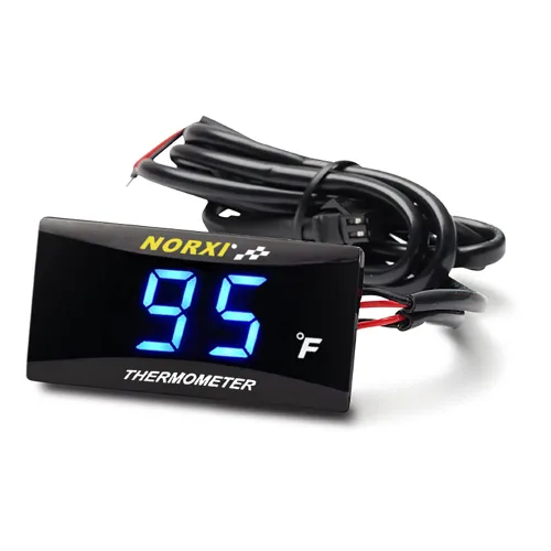 Miniatura 13 de Medidor de temperatura del agua para motocicleta, termómetro Fahrenheit, medidor de temperatura digital universal del agua, termómetro