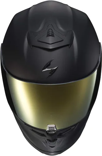 Miniatura 5 de ScorpionEXO R1 Air Casco de Motocicleta de Cara Completa con Escudo Pinlock y Bolsillos para Altavoces Listos para Bluetooth DOT ECE Sólido
