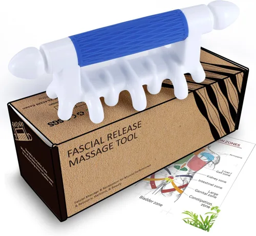 Miniatura 8 de Herramienta de Masaje Fascial Liberador Miofascial para Piel Anti-Celulitis Calmante Drenaje Linfático Punto de Activación Tejido Profundo Cuello