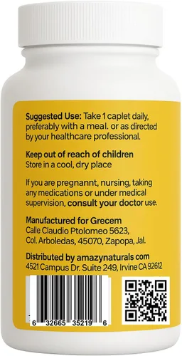 Miniatura 3 de Suplemento de curcuyin cúrcuma curcumina, 850 mg, 30 cápsulas