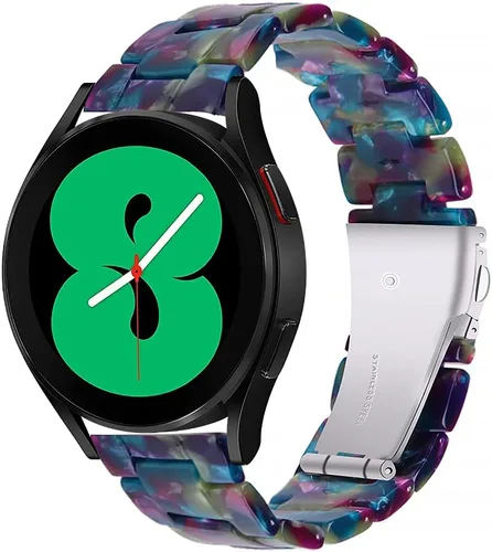 Miniatura 18 de Correas de reloj de resina compatibles con Samsung Galaxy Watch 7/6/5/4/FE 1.575 in 1.732 in, Galaxy Watch 6/4 Classic 1.654 in 1.693 in 1.811 in