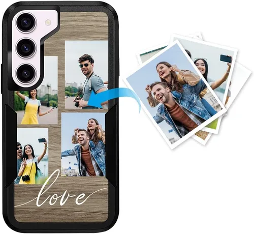 Miniatura 153 de Funda protectora personalizada para Samsung Galaxy S22 Ultra 5G (versión 2022), funda protectora de doble capa resistente con múltiples fotos, a