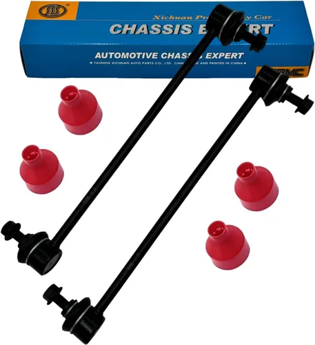 Miniatura 9 de K750188 K750189 Kit de enlace de extremo de barra estabilizadora de suspensión delantera, 2 piezas de repuesto automotriz izquierda derecha