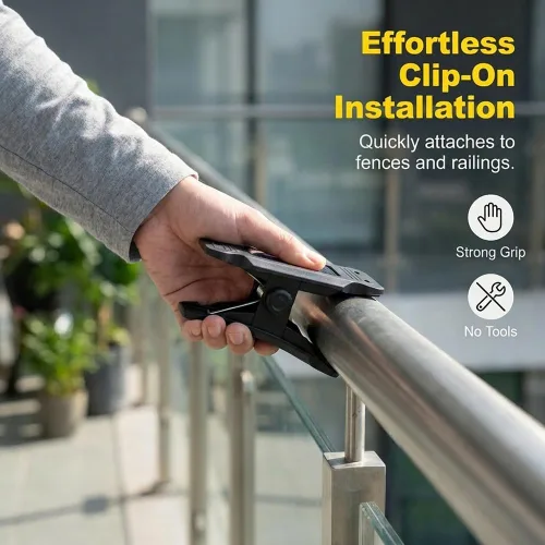 Miniatura 7 de Luz solar con clip con sensor de movimiento, luces USB con clip de carga solar 2026, luz LED recargable portátil multifuncional para campamento, luz