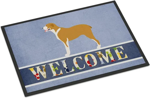 Miniatura 15 de Caroline's Treasures BB8321JMAT - Felpudo de bienvenida Berger Picard de 24 x 36 pulgadas, tapete azul para puerta delantera, para interiores