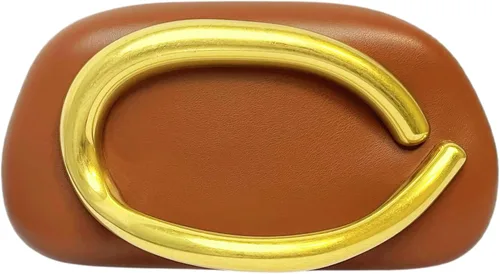 Miniatura 22 de Bolso de mano de acrílico para mujer, bolso de noche redondo clásico, bolso de manillar de metal vintage para boda, fiesta de graduación.