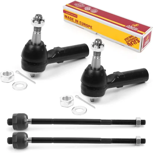 Miniatura 186 de Metrix Premium Chassis Parts - Juego de 4 barras de acoplamiento interior y exterior para Audi A3 15-16, Seat Leon 06-20 (México), 09-17 Volkswagen