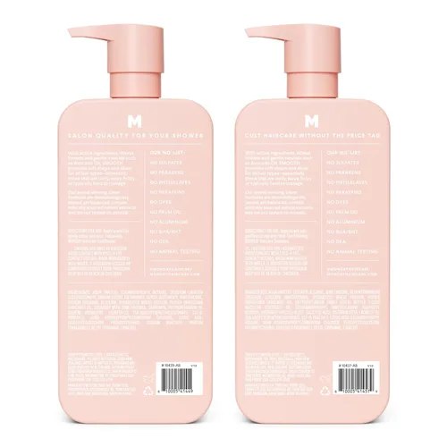 Miniatura 2 de MONDAY HAIRCARE Champú + Acondicionador Suave - Juego de baño (2 unidades) de 27 onzas cada uno para cabello encrespado, grueso y rizado, hecho