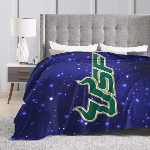 Miniatura 3 de Ytulhtp Vector USF Bulls Logo Manta de forro polar, manta de franela de microfibra muy suave para sofá cálida y acogedora para todas las estaciones
