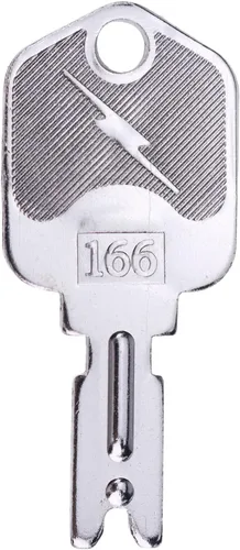 Miniatura 3 de 10X Llaves de encendido 166 para Clark Yale Hyster Komatsu Gradall Gehl Crown 186304 51335040 A214062 1430 Hyster Carretilla elevadora 6 PIEZAS