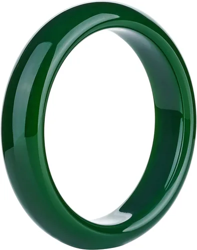 Miniatura 2 de Pulsera de brazalete de jade XiskCan para mujer, regalos de buena suerte con caja de joyería, OUT