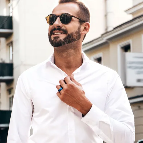 Miniatura 97 de King Will Alianza de boda de carburo de tungsteno para hombres y mujeres, anillos de promesa para parejas abovedados de alto pulido