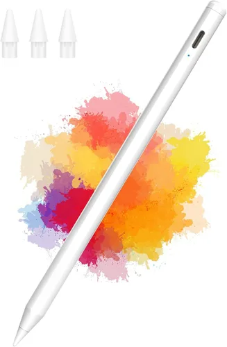 Lápiz óptico para iPad con rechazo de palma, sensibilidad a la inclinación, diseño magnético, lápiz digital XHRGL Active compatible con Apple iPad