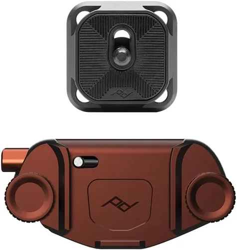 Miniatura 13 de Peak Design Clip para cámara de captura V3, negro con placa, sostiene DSLR, compacto y cuerpo de disparo, seguro, estable y accesible, se fija a
