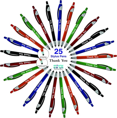 Miniatura 4 de Lápiz óptico de regalo de felicitación para dispositivos de pantalla táctil, bolígrafo combinado 2 en 1, para apreciación de empleados, eventos