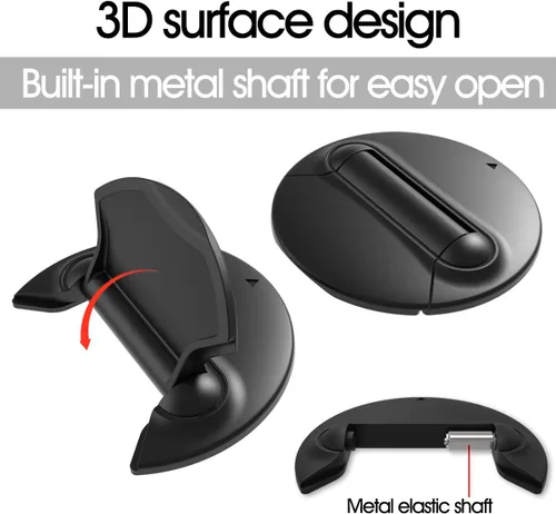 Miniatura 6 de Soporte portátil para computadora portátil para escritorio, plegable, invisible, elevador de laptop, ligero, universal, ventilado, soporte