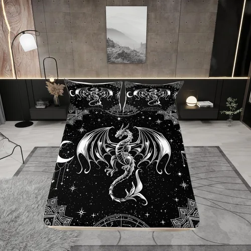 Miniatura 34 de Juego de ropa de cama con estampado de leopardo, tamaño individual, juego de cama de guepardo africano para decoración de dormitorio