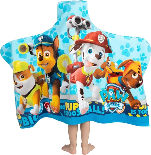 Miniatura 3 de Franco Kids - Toalla con capucha de algodón suave para baño o playa, 24 x 50 pulgadas, Paw Patrol, azul Paw Patrol - Niño