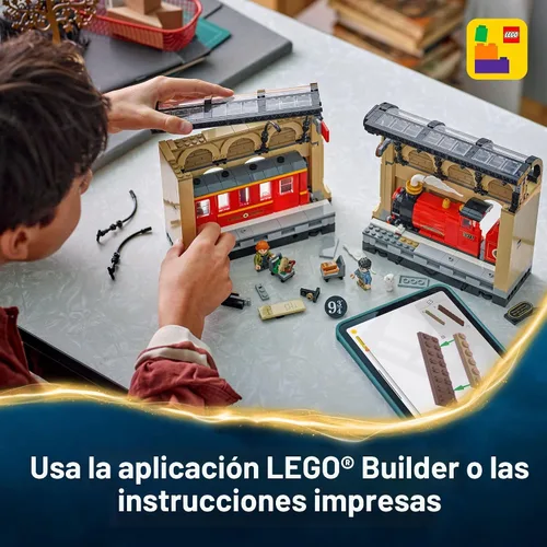 Miniatura 6 de LEGO Harry Potter Book Nook: Hogwarts Express Building Set – Decoración de estante de dormitorio para niños, niñas y fanáticos, a partir de 10 años
