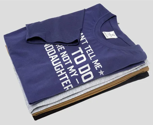 Miniatura 3 de Camiseta con texto en inglés "You Cant Tell me What to do You aren't My Grand Daughter Granddaughter Granddaughter Papa