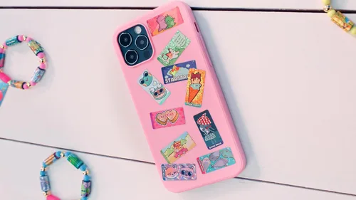 Miniatura 7 de Pulsera de cápsula ciega con rollos de pegatinas Sticki